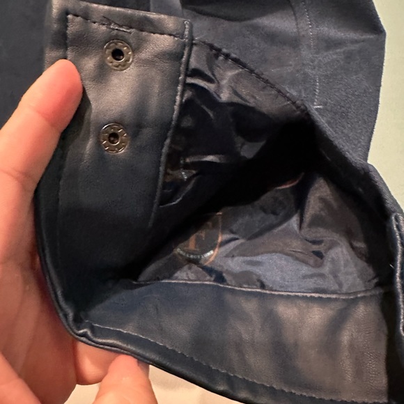 NWT Ferrari Men’s Medium F Collections Jacket Navy Blue Suede Coat Zippe… - Picture 5 of 10